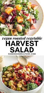 Fall Harvest Salad Recipe Winter Salad Recipes Harvest Salad Vegan Dinner Recipes