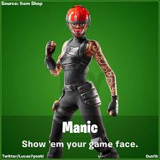 Manic skin is a uncommon fortnite outfit. Manic Fortnite Wallpapers 2020 Broken Panda