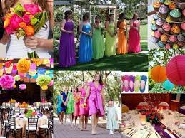 Ideas For Multicoloured Themed Weddings Rainbow Wedding Theme Rainbow Wedding Multicolor Wedding