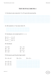 Fișa îi va încânta pe cei mai curioși și isteți școlărei. Teste Distractive De Limba Romana Si Matematica Clasa I Alina Carmen Oncescu Rodica Dinca