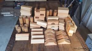 Refer to cut list to build a bar and shopping list at the bottom of the article for materials and products. Diy Wooden Blocks For Kids With A Template The Created Home