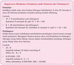 Soal matematika kelas 4 sd bab 2 pembulatan dan penaksiran. Penaksiran Perkalian Dan Pembagian Halaman 34 Dan 40 Belajar Kurikulum 2013