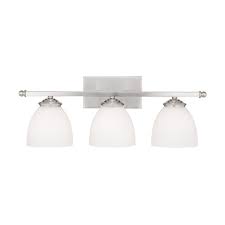Shop Chapman 3 Light Matte Nickel Bath Vanity Light Matte Nickel Overstock 10603866