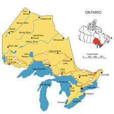 Get free map for your website. Ontario Canada Province Powerpoint Map Highways Waterways Cities Clip Art Maps