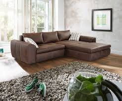 Ecksofa Braun