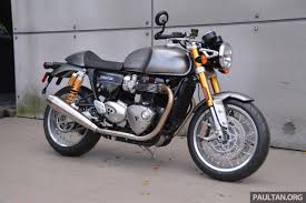 The official triumph malaysia twitter page. 2016 Triumph Thruxton R Rm91 900 And Bonneville T120 T120 Black Rm79 900 Arrive In Malaysia Paultan Org