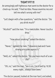 They are listed below in toggled format. Tight Fit Funny Story Funny Stories Funny Texts Funny