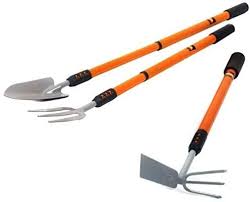 3 Telescopic Garden Hand Tools Trowel Fork Hoe Rake Amazon Co Uk Garden Outdoors Garden Hand Tools Trowel Garden Tool Set