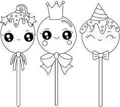⭐ free printable pikmi pops coloring book pikmi pops is a range of sweet scented miniature plushies that come with elements of surprises, packaged inside an iconic lollipop vessel! Candies And Sweets Coloring Pages Cute