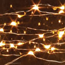 36 Inch Battery Operated Micro Led Light String With Timer In Warm White At Hooked On Hallmark Ornaments