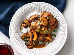 Quail With Sherry Mushroom Gravy Recipe Recipe In 2021 Mushroom Gravy Recipe Quail Recipes Stuffed Mushrooms