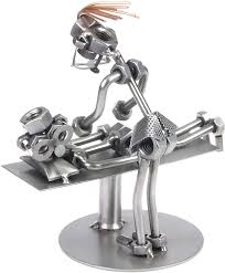 Throughout the year, you'll notice you need gifts for a variety of occasions. Massage Woman Nuts And Bolts Man Steel Sculpture Metalman Perfect Gift Ideas Amazon De Kuche Haushalt