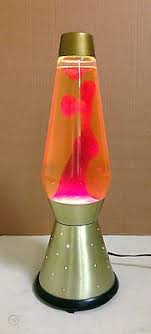 Vintage midcentury ceramic cube lava hanging lamp, west germany pottery 1970s. Vintage 1960 S 70 S Lava Lamp With Starlite Base And Rare Orange Lava 493061295