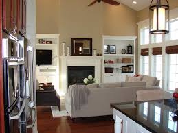 Living Room Half Vaulted Ceiling Living Room Craft Room Fireplace Built Ins Fireplace Seating Vaulted Ceiling Living Room