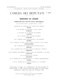 camera dei deputati n. 4158 - professione Architetto