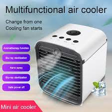 Flexible and extendable air tube for handy cooler. Portable Space Air Cooler With Ice Cubes Quick Air Conditioner Fan Office Home Air Coolers Mini Air Conditioner Mini Condition Usb Gadgets Aliexpress