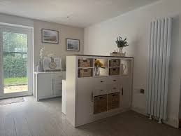 I posted a while ago to see if anyone has used a Kallax unit for a room  divider … I finally done it 👏 I opted for a 3 box height and