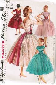 Simplicity 1795 Vintage Dress Patterns Vintage Outfits Evening Dress Fashion