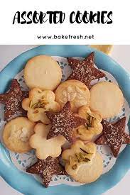 Assorted Cookies Buttery Sugar Cookies Baking Homemade Cookies