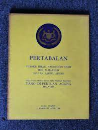 Oberster herrscher ismail nasiruddin shah 1965 20. Installation Of His Majesty Tuanku Ismail Nasiruddin Shah Ibni Al Marhum Sultan Zainal Abidin As Yang Di Pertuan Agong Of Malaysia Pertabalan Tuanku Ismail Nasiruddin Shah Ibni Almarhum Sultan Zainal Abidin Duli Yang Maha