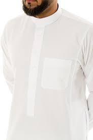 Al Aseel Style White Mens Jubba