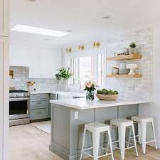 Considered to be the brand's whitest white, this one achieves a crisp look thanks to the fact that there are no visible undertones. 21 Ways To Style Gray Kitchen Cabinets