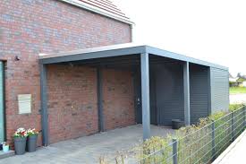 Flachdachcarport Mit Abstellraum In Lippstadt Carport Carport Mit Abstellraum Carport Mit Schuppen