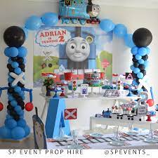 Thomas The Tank Engine Theme Kids Birthday Party Props By Sp Events Sydney Thomas Birthday Parties Thomas The Train Birthday Party 2nd Birthday Party Themes