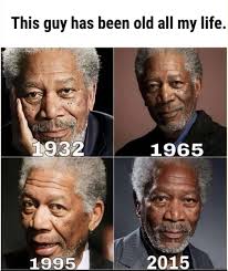 Time passes, but Morgan Freeman...