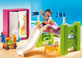 Playmobil city life toddler room. Playmobil Children S Room With Loft Bed And Slide 5579