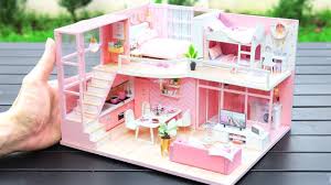 Diy Miniature Dollhouse Kit Dream Angel With Two Bedroom Dollhouse Kits Doll House Diy Dollhouse