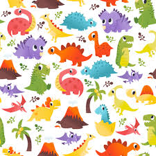 Maybe you would like to learn more about one of these? Super Cute Cartoon Dinosaurs Seamless Pattern Background 2004844 Vector Art At Vecteezy