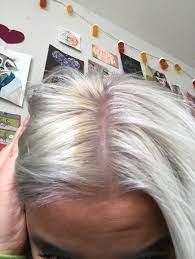 went to my usual stylist for a root touch up but this time her new  assistant did half of my head. the assistant's half looks less lightened  but he says it's just