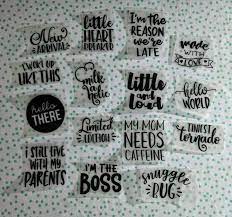 Baby Shower Fun Newborn Bodysuit Phrases Ii 15 Pack Of Iron Etsy In 2021 Cricut Baby Shower Baby Shower Fun Newborn Bodysuit
