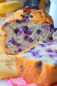 Banana Bread Extra Moelleux Aux Myrtilles Aux Delices Du Palais Recette Cake Moelleux Cake Moelleux Alimentation