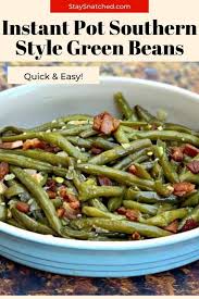 Fun snacks for christmas parties. Easy Instant Pot Southern Style Soul Food Green Beans With Video Is A Quick Pressure Cooker Recip In 2020 Green Beans Healthy Instant Pot Recipes Instant Pot Veggies