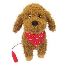 The walk and wag puppy barks, walks, and wags her tail. Fluffy Puppies Walking Puppy Poodle Smyths Toys Uk