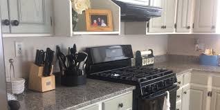 Warm up your space with shades of brown. Painting Kitchen Cabinets Before After
