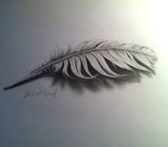 Today I Tried To Create A Realistic 3d Looking Feather I Made A Video Of The Process Which You Can Check Out H 3d Pencil Drawings Feather Drawing 3d Drawings