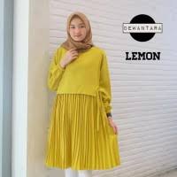 Gamis lemon cocok dengan jilbab warna apa / baju gamis remaja minda maxi 3in1 spandek jersey by mng via. Kain Warna Lemon Tulisan