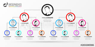 Infographic Design Template Creative Organization Chart