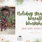 Holiday Grapevine Wreath Workshop (Smoketown Location) event image