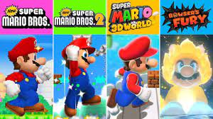 スーパーマリオシリーズ】巨大マリオ（巨大キノコの場所）集 / Super Mario series All Mega Mario Attacks＋α  - YouTube