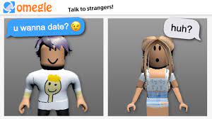 PLAYING OMEGLE ON ROBLOX.. - YouTube