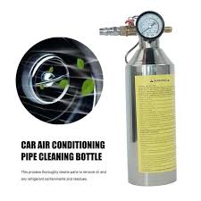 Filters serve to keep the air conditioner components clean, and over a lifetime of heavy use, they accumulate a huge build up of dirt, pathogens, and allergens. Car Air Conditioning Pipe Cleaning Bottle A C Flush Kits Canister For Clean Gun Tool For R134a R12 R22 R410a R404a Spot Rust Tar Spot Remover Aliexpress