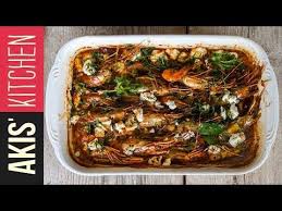 Greek Shrimp Saganaki By Greek Chef Akis Petretzikis A Super Quick Easy And Simple Traditional Greek Appeti Greek Shrimp Shrimp Saganaki Recipe Greek Recipes
