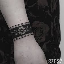 12 Classy Cuff Tattoos Cuff Tattoo Arm Band Tattoo Wrist Band Tattoo