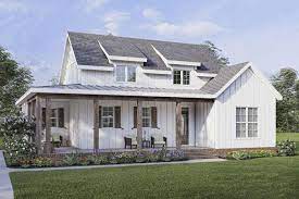 House Plan 009 00305 Modern Farmhouse Plan 1 337 Square Feet 2 Bedrooms 2 Bathrooms In 2021 Modern Farmhouse Plans Farmhouse Style House Plans Farmhouse Plans