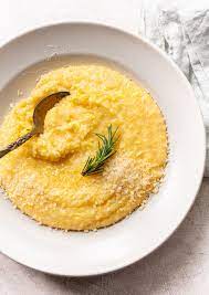 Creamy Polenta With Parmesan Cheese - Familystyle Food