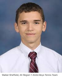 Congratulations to Benedictine Military School junior Lachlan McIntosh, who  has been selected as the Region 1-AAAA Boys Tennis Player of the Year in a  vote by the region's coaches from Benedictine, Perry,